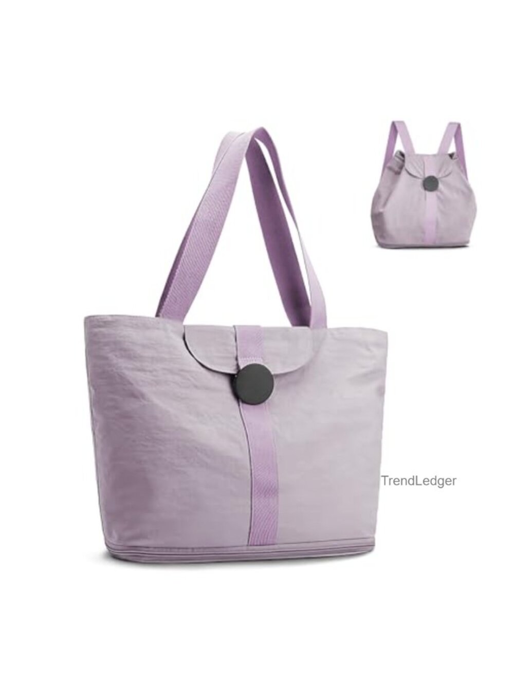 Convertible Tote Backpack Expandable Crossbody Shoulder Bag Water Resistant
